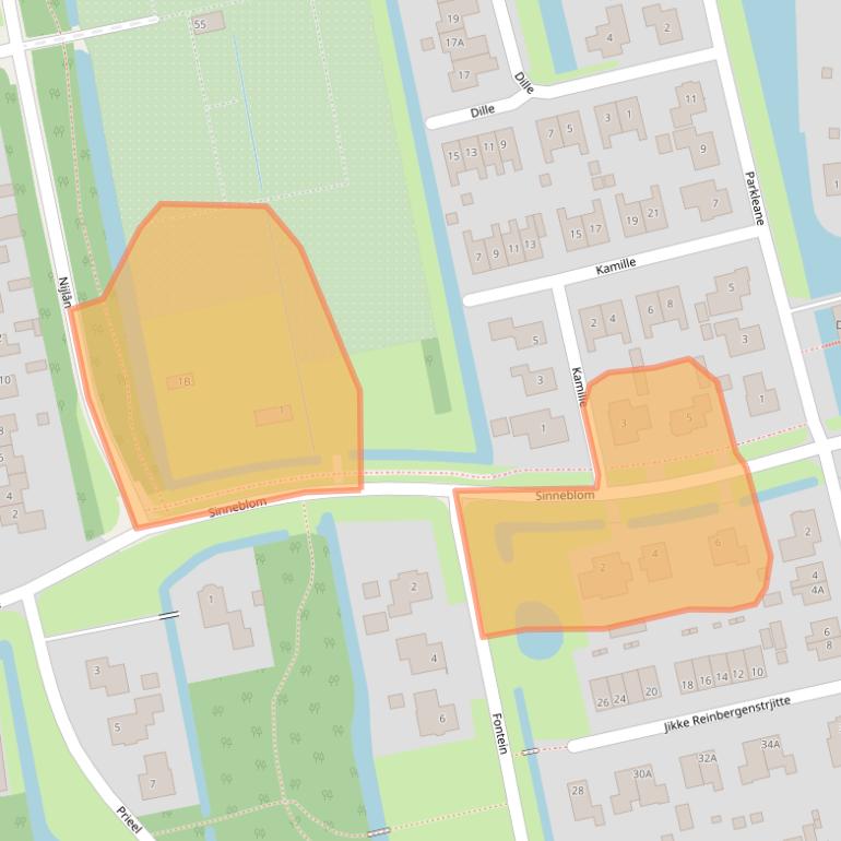 Kaart van postcodegebied 8401NG.