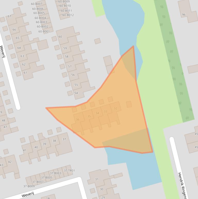 Kaart van postcodegebied 8401PH.