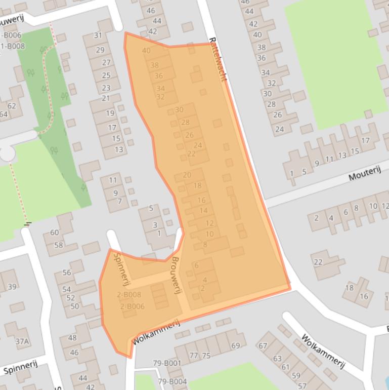 Kaart van postcodegebied 8401PR.