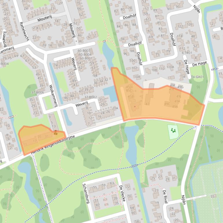 Kaart van postcodegebied 8401PW.
