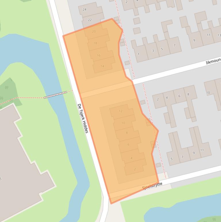 Kaart van postcodegebied 8401RA.