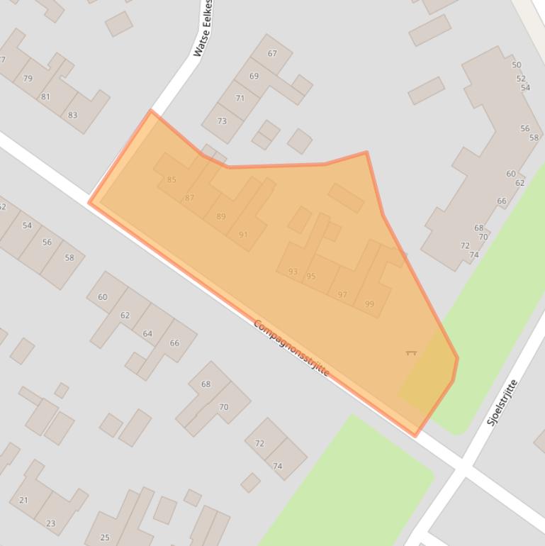 Kaart van postcodegebied 8401RN.