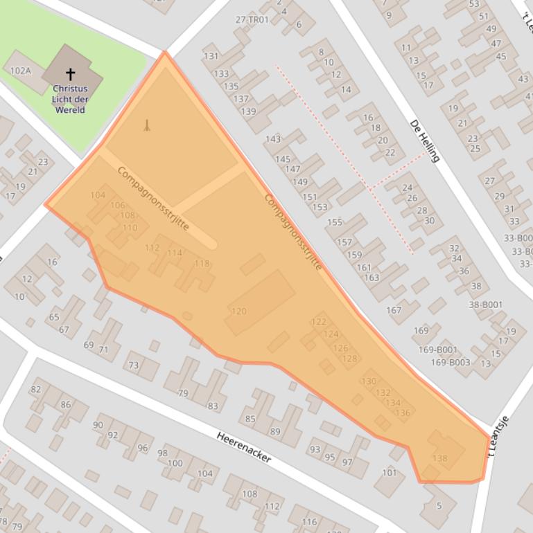 Kaart van postcodegebied 8401RW.