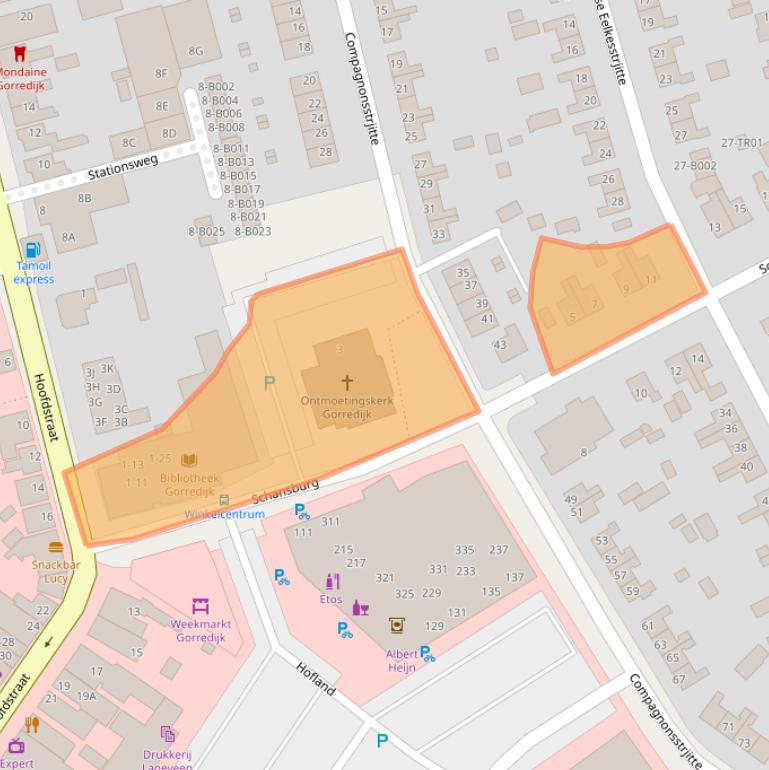 Kaart van postcodegebied 8401RX.