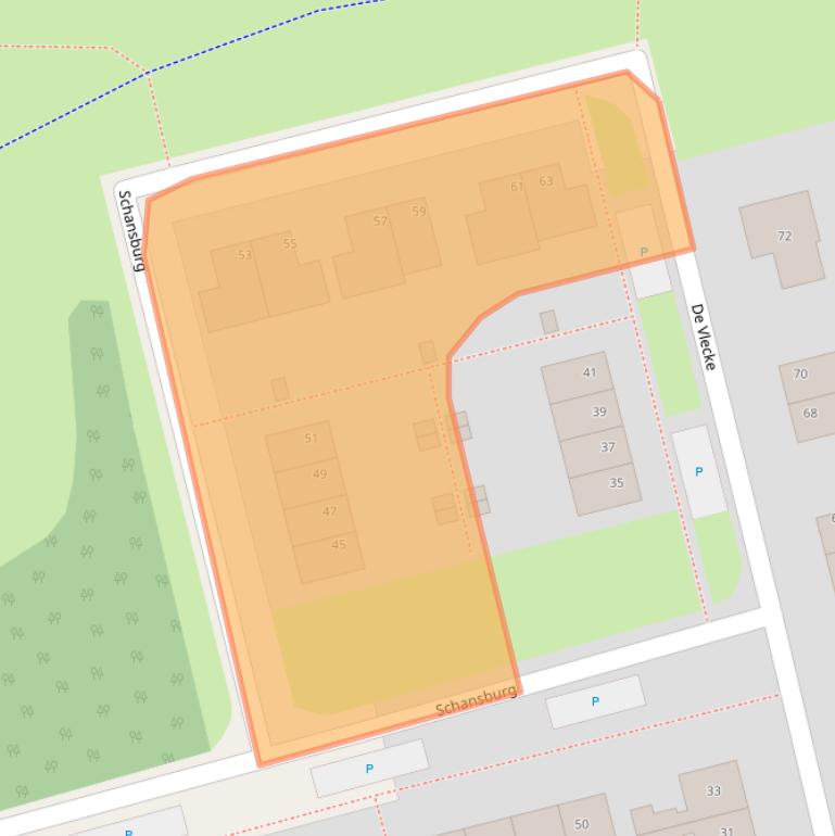 Kaart van postcodegebied 8401SB.