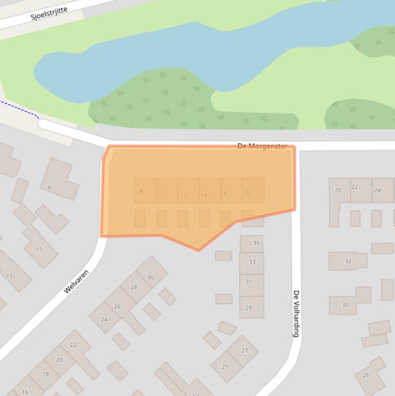 Kaart van postcodegebied 8401TC.