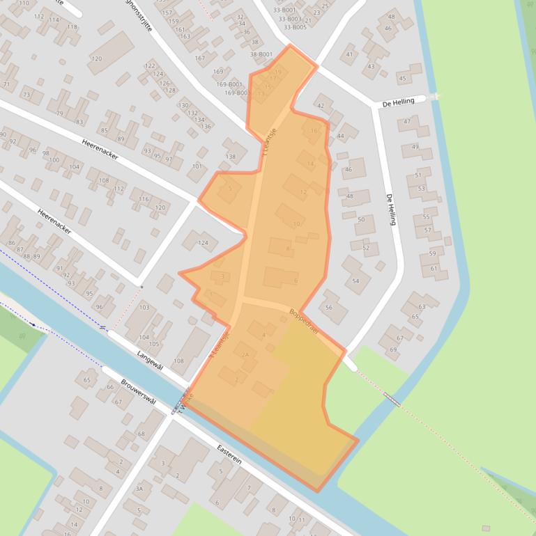 Kaart van postcodegebied 8401TK.