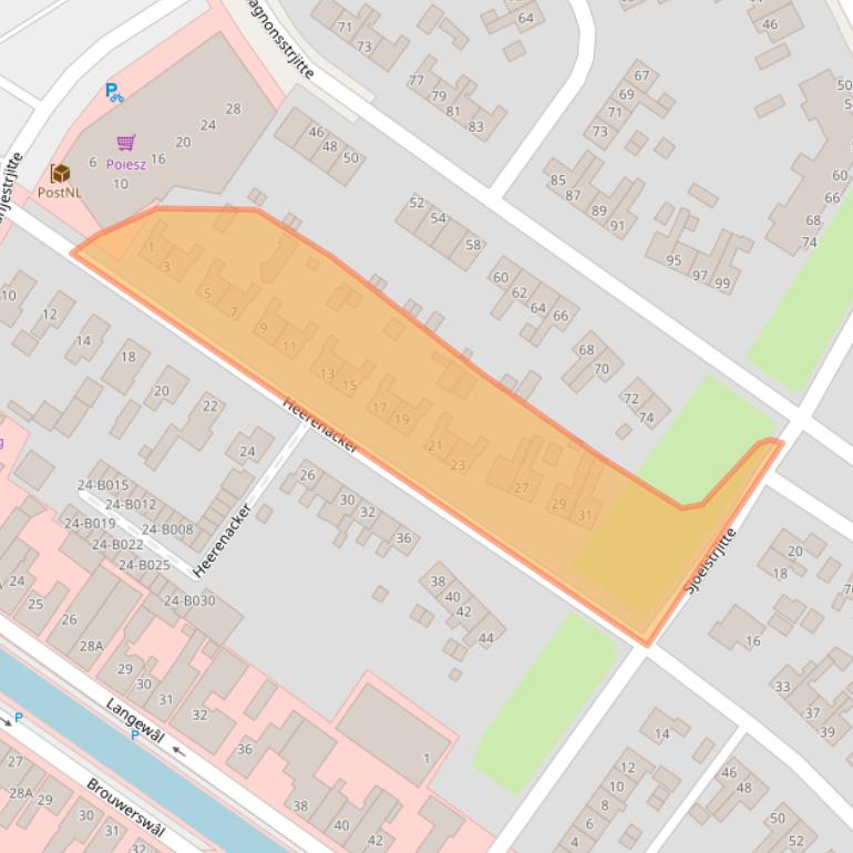 Kaart van postcodegebied 8401VC.