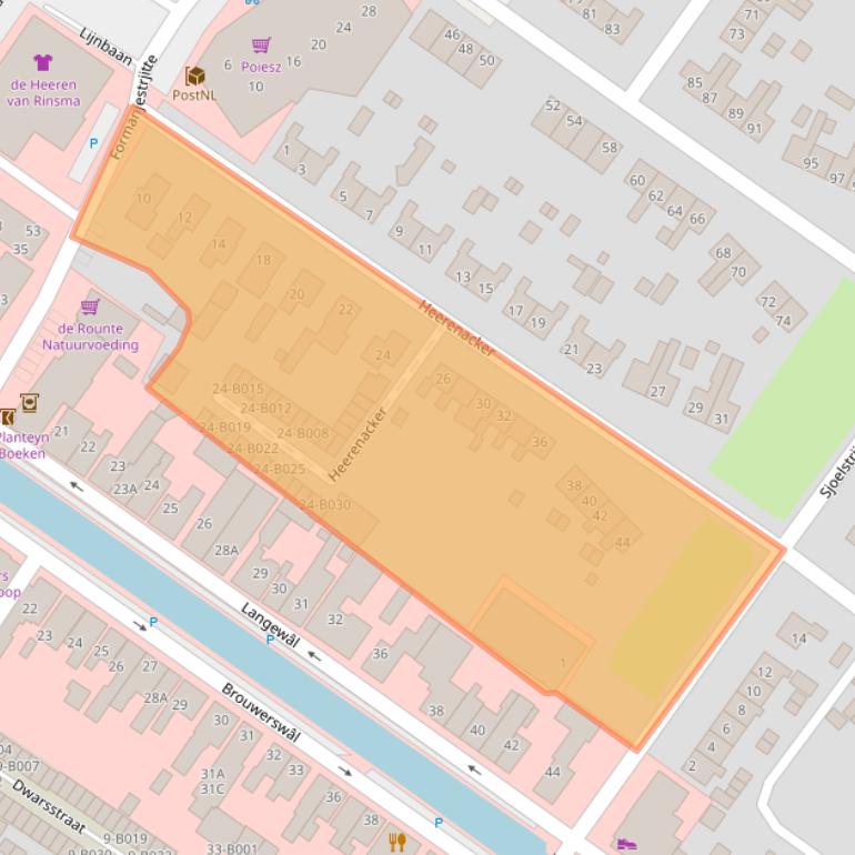 Kaart van postcodegebied 8401VG.