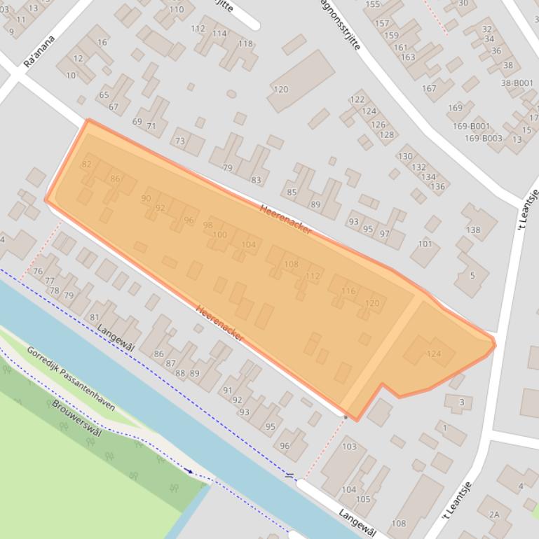 Kaart van postcodegebied 8401VJ.