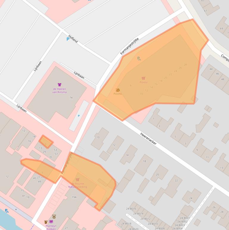 Kaart van postcodegebied 8401VK.