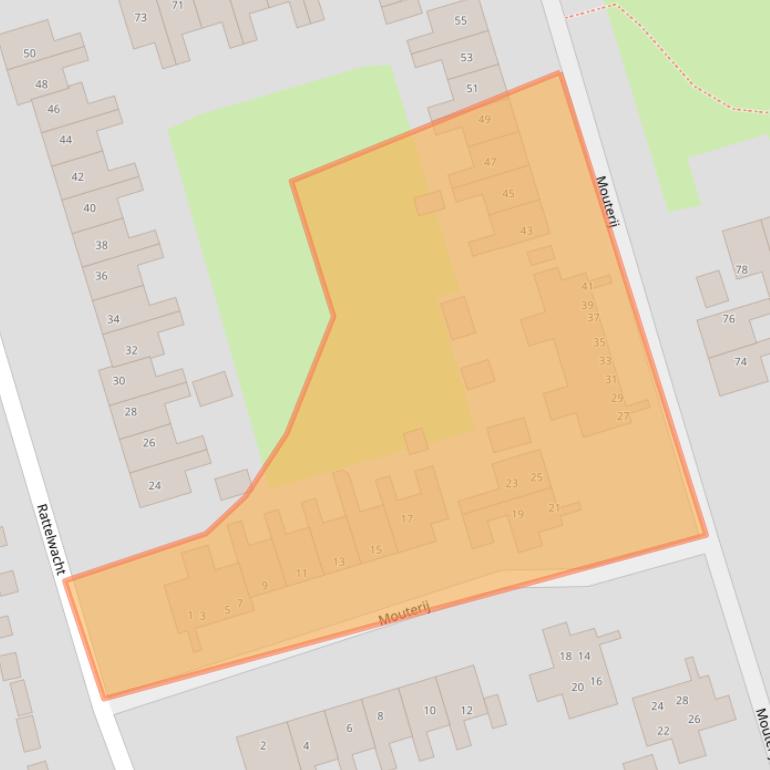 Kaart van postcodegebied 8401WB.