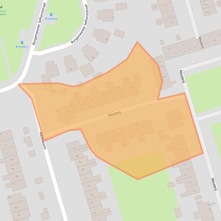 Kaart van postcodegebied 8401WC.