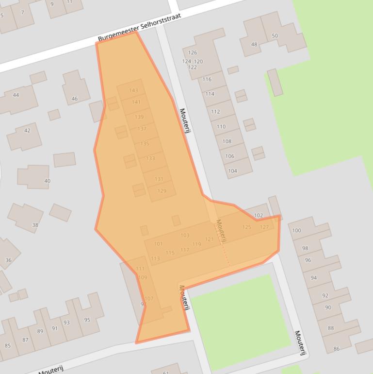 Kaart van postcodegebied 8401WD.