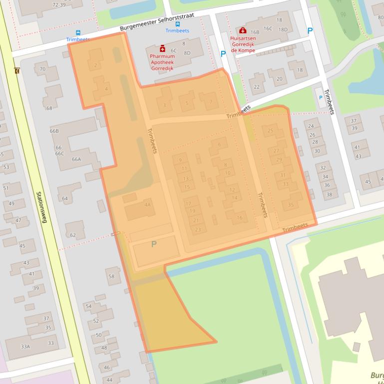 Kaart van postcodegebied 8401XC.