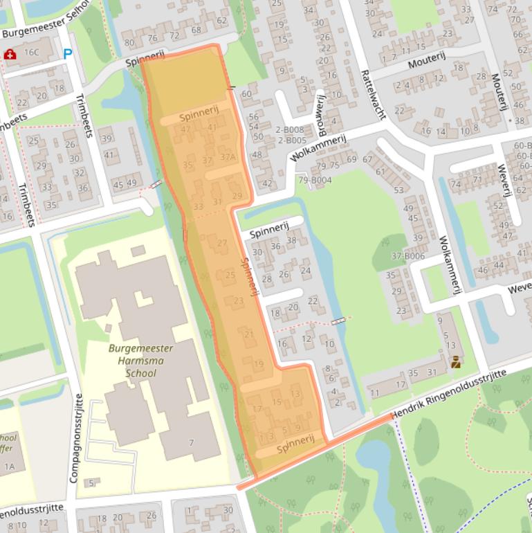 Kaart van postcodegebied 8401XE.