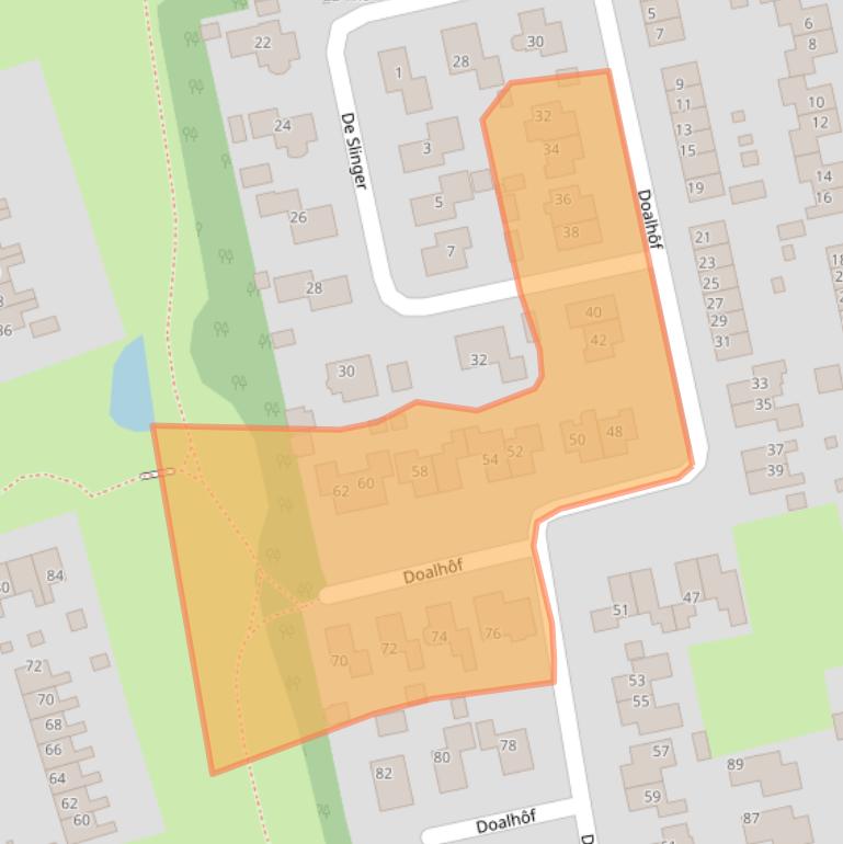 Kaart van postcodegebied 8401XL.