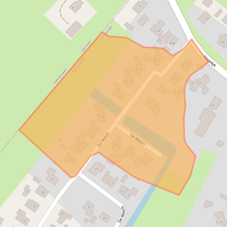 Kaart van postcodegebied 8405GP.