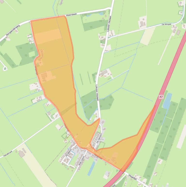 Kaart van postcodegebied 8405GV.