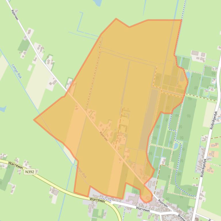 Kaart van postcodegebied 8406AK.
