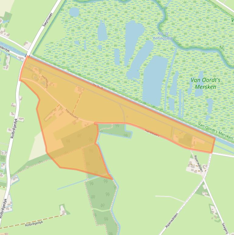 Kaart van postcodegebied 8406AS.