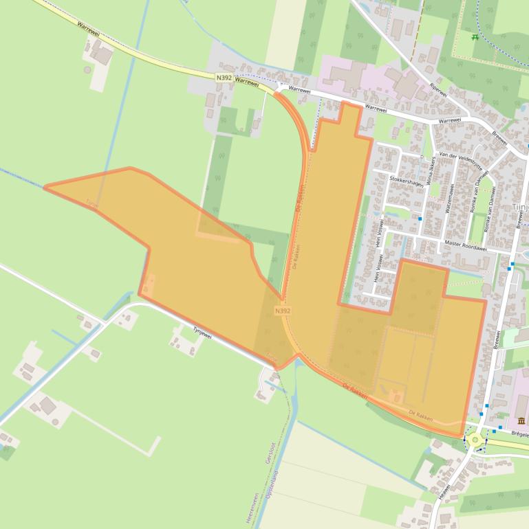 Kaart van postcodegebied 8406AT.