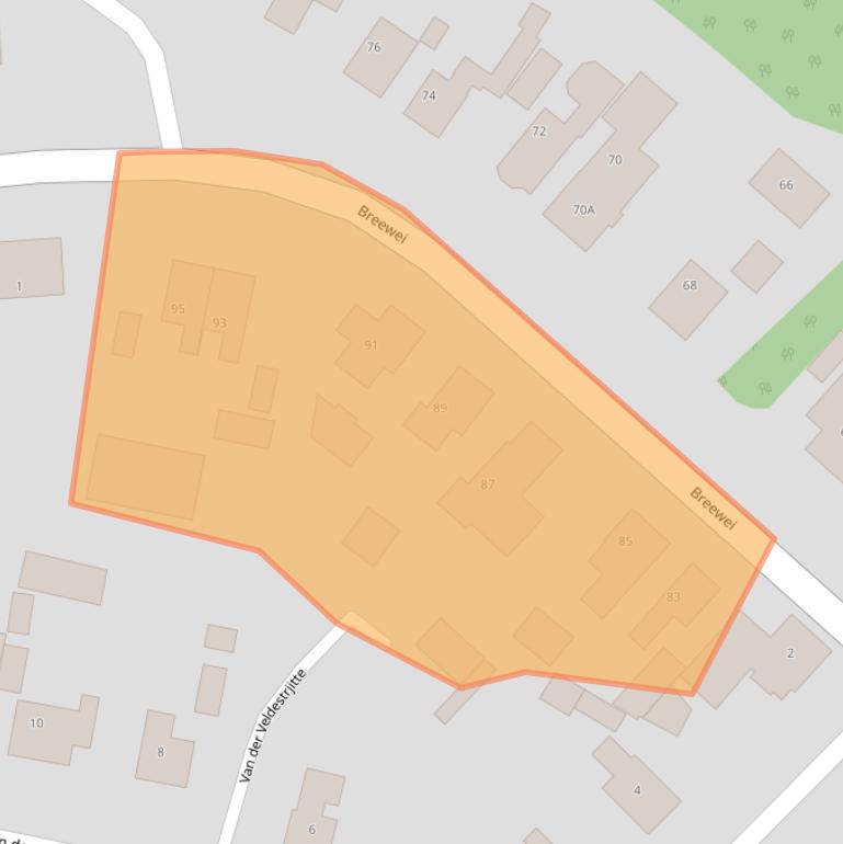 Kaart van postcodegebied 8406ED.