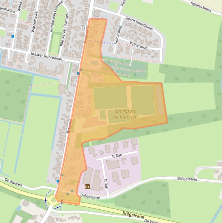 Kaart van postcodegebied 8406EE.