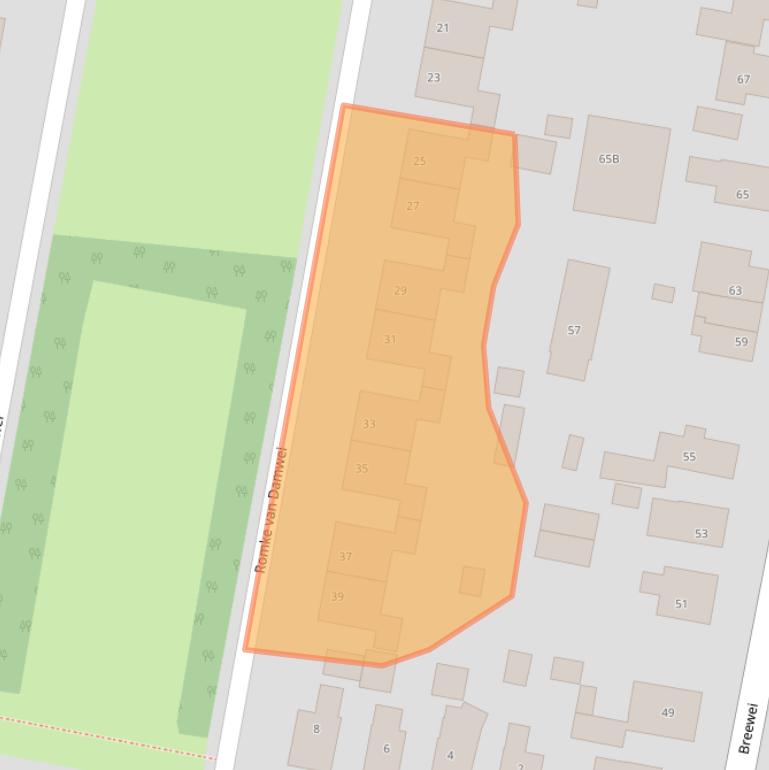 Kaart van postcodegebied 8406EK.