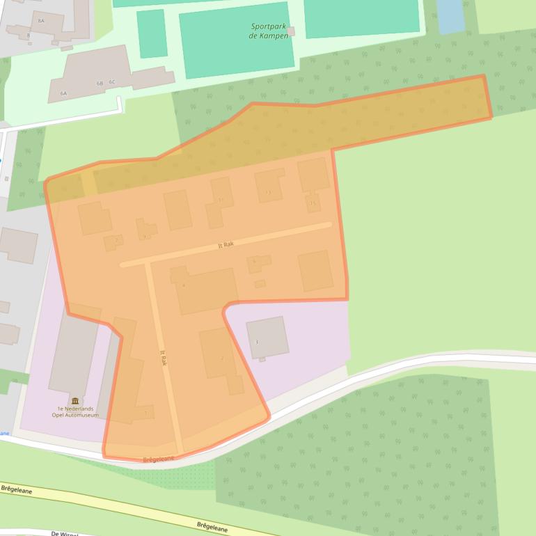 Kaart van postcodegebied 8406EX.