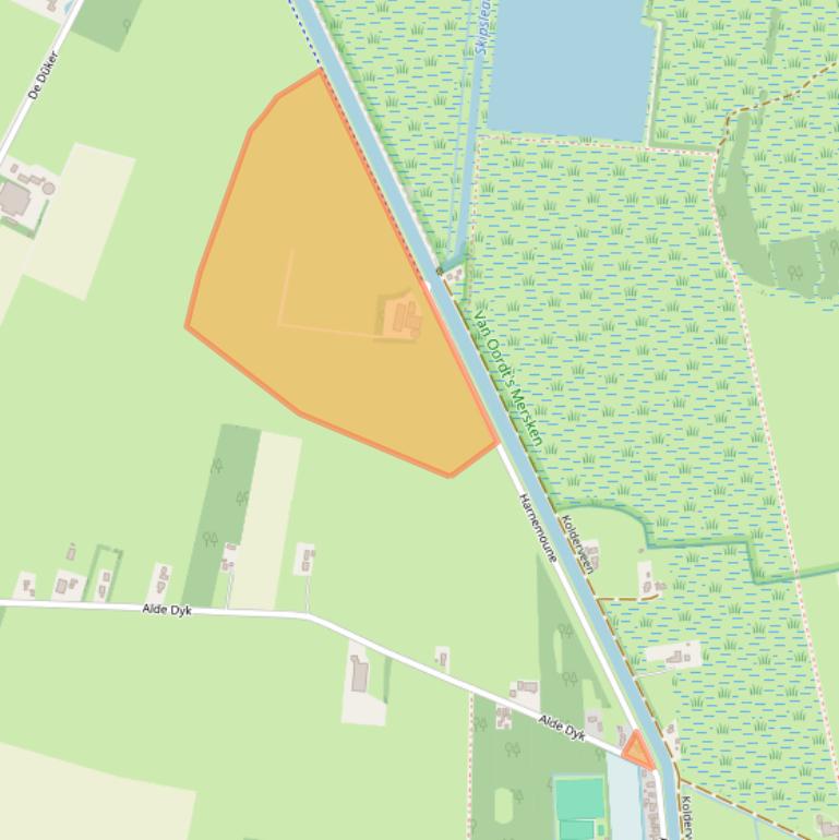 Kaart van postcodegebied 8407AC.