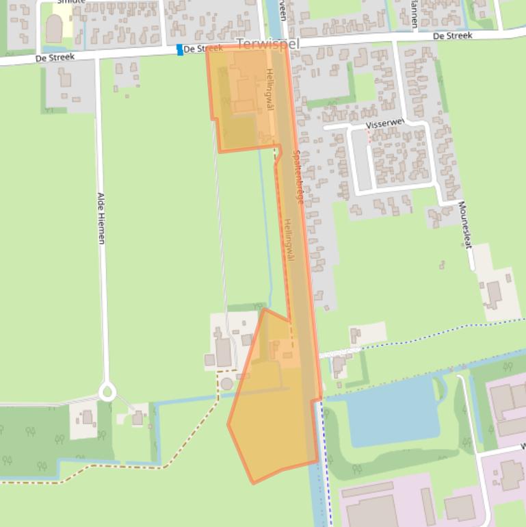 Kaart van postcodegebied 8407EM.