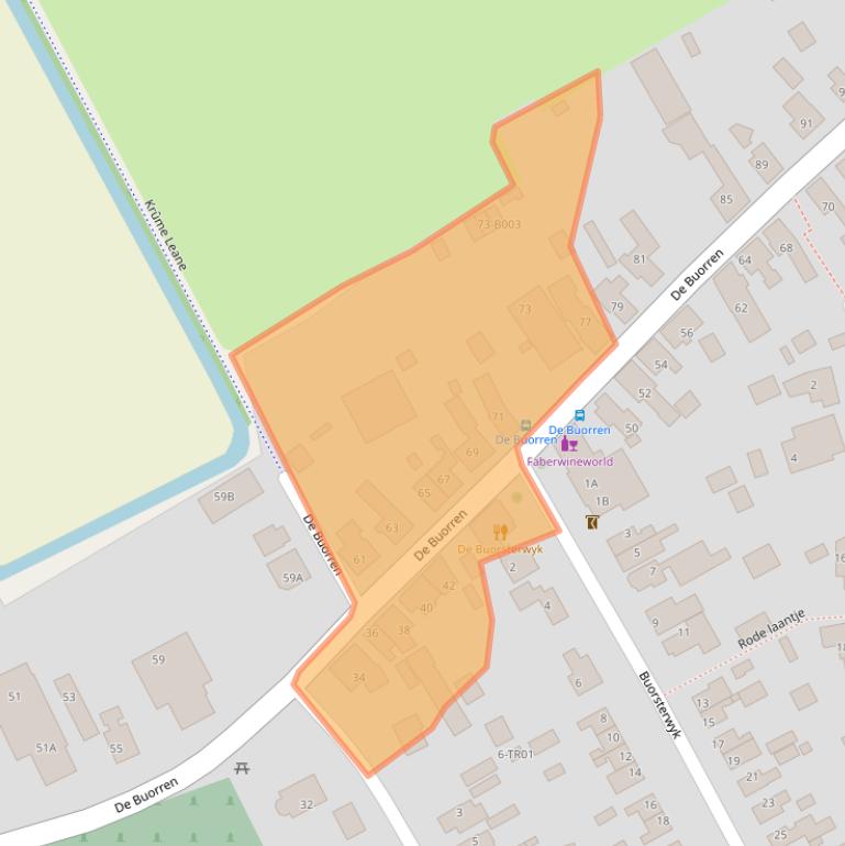 Kaart van postcodegebied 8408HK.