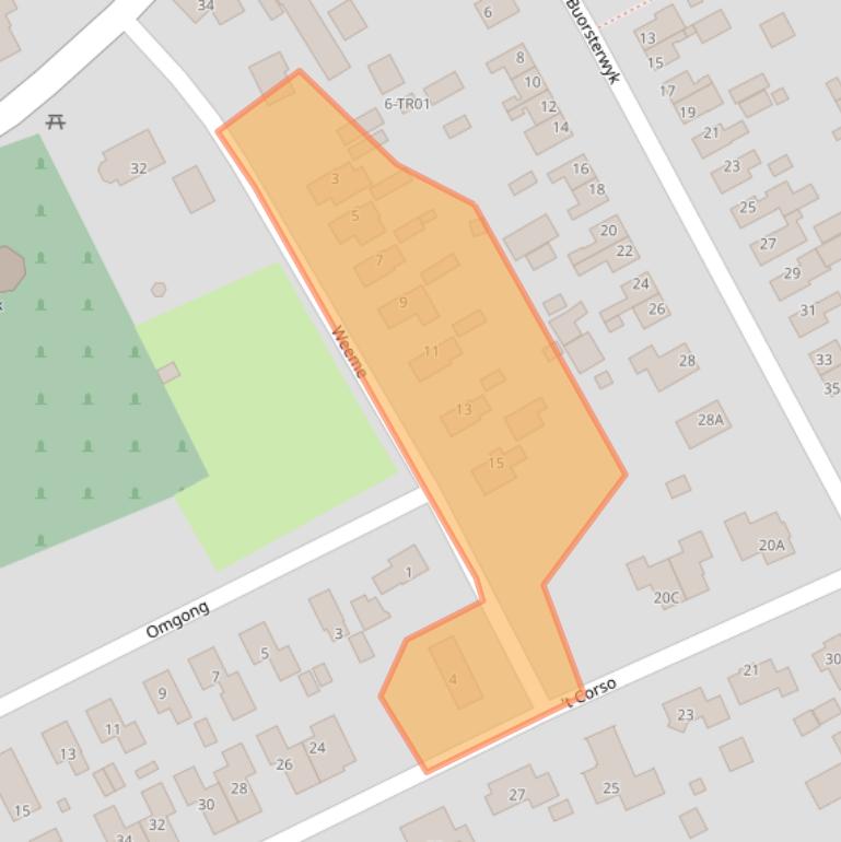 Kaart van postcodegebied 8408HT.