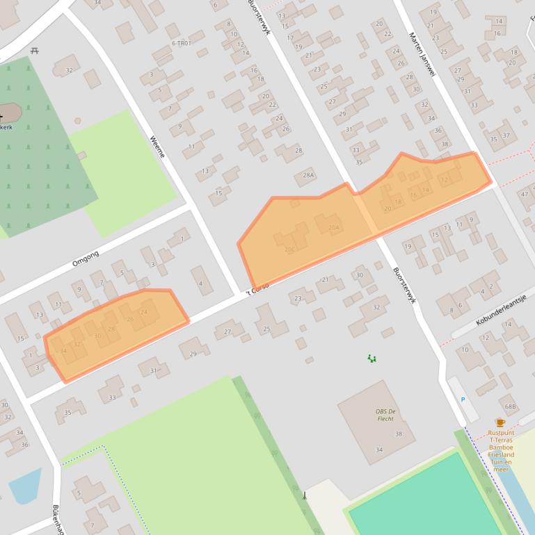 Kaart van postcodegebied 8408HX.