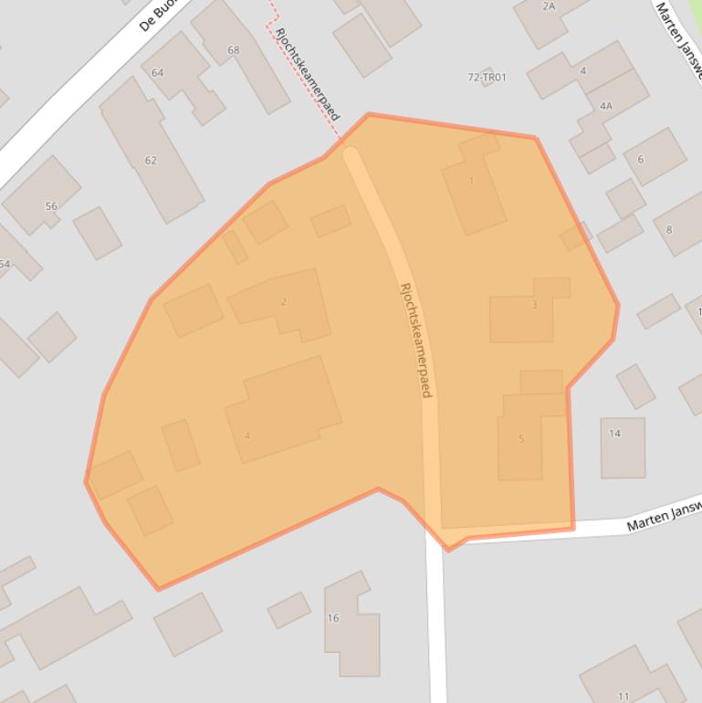 Kaart van postcodegebied 8408JG.