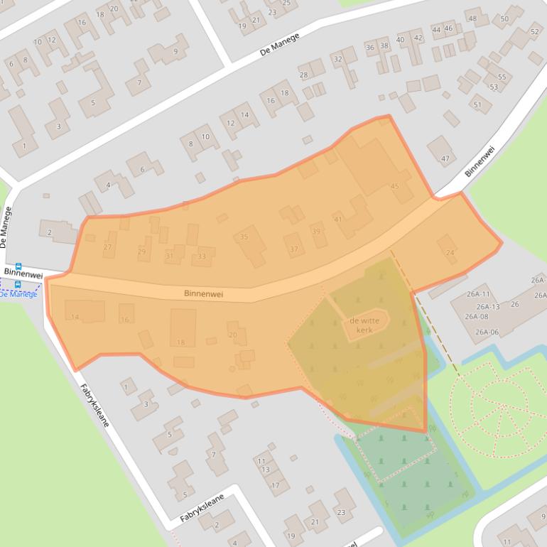 Kaart van postcodegebied 8409JH.