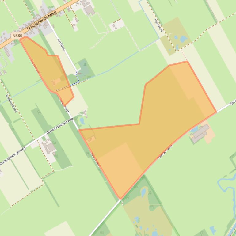 Kaart van postcodegebied 8411CM.