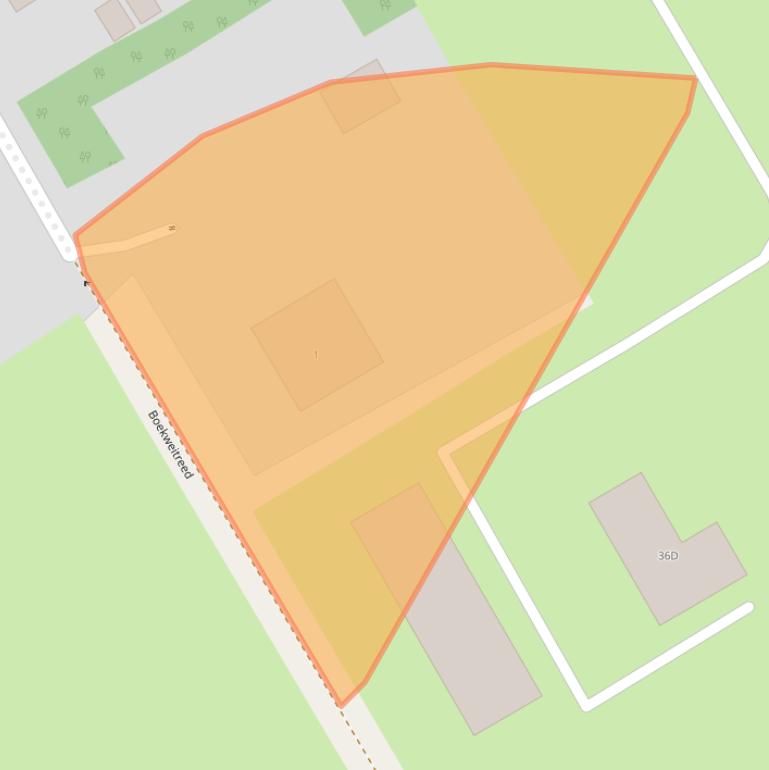 Kaart van postcodegebied 8411CS.