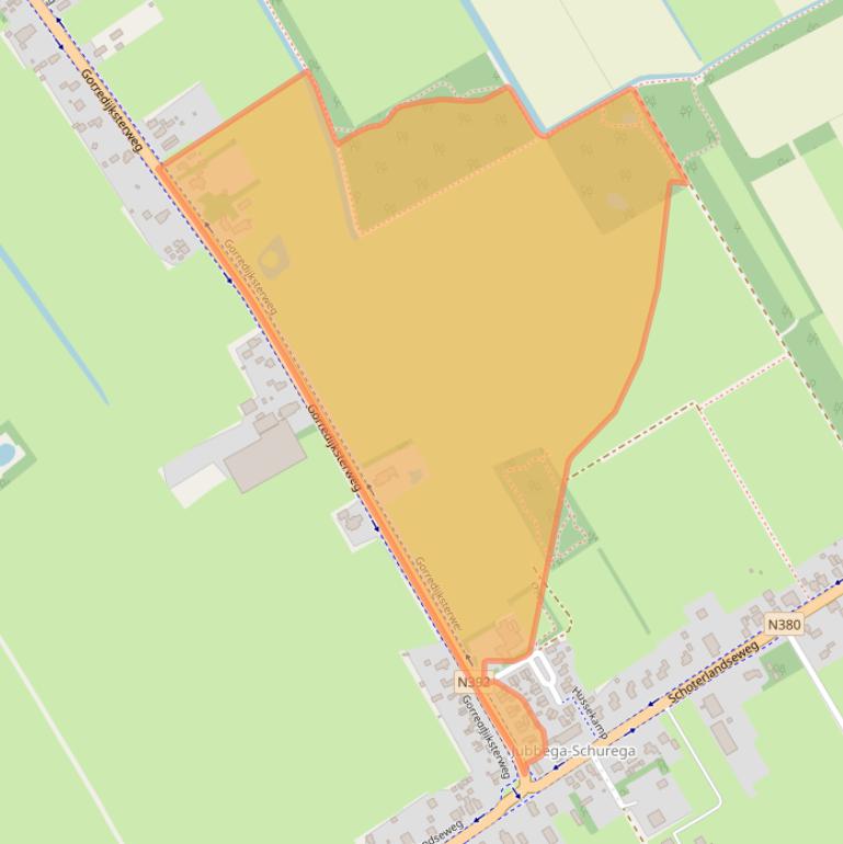 Kaart van postcodegebied 8411KD.