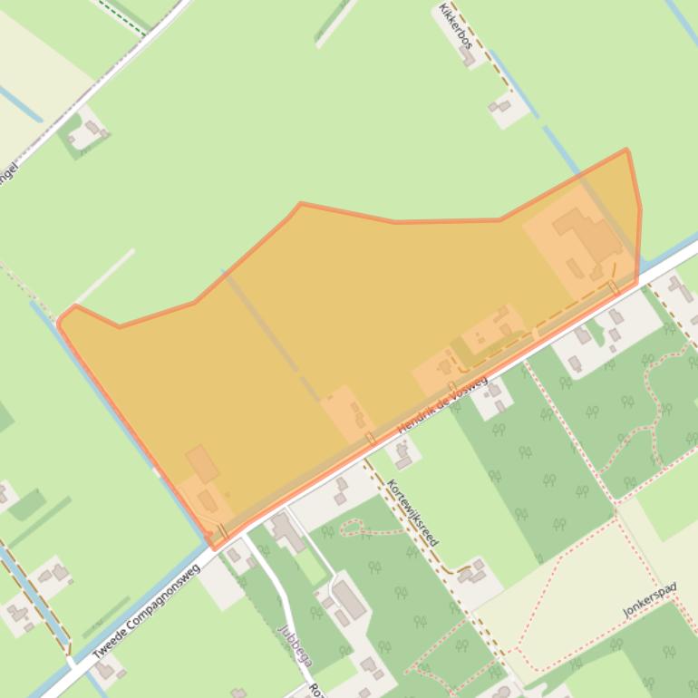 Kaart van postcodegebied 8411KH.