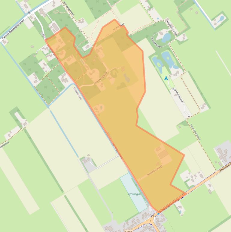 Kaart van postcodegebied 8411KN.