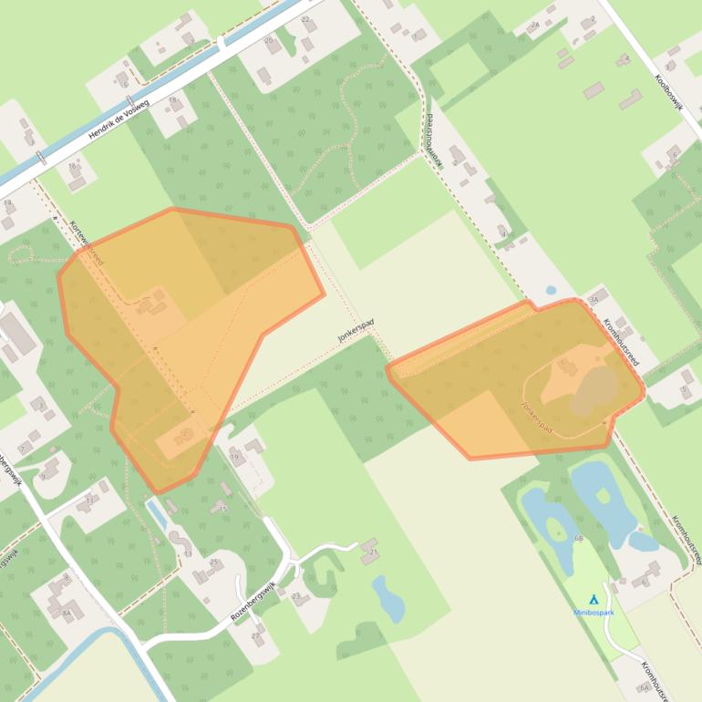 Kaart van postcodegebied 8411KP.