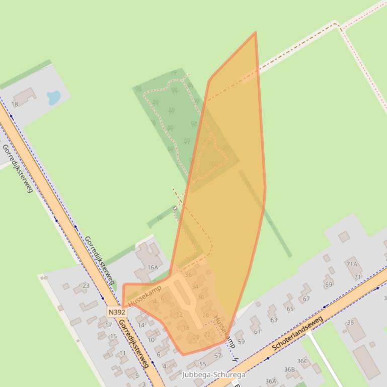 Kaart van postcodegebied 8411KR.