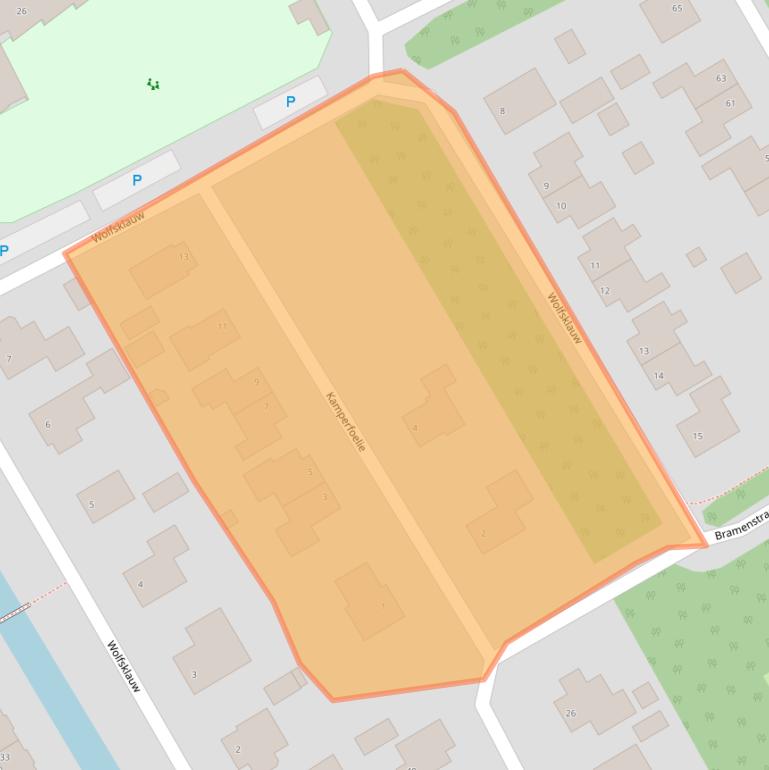 Kaart van postcodegebied 8411RD.