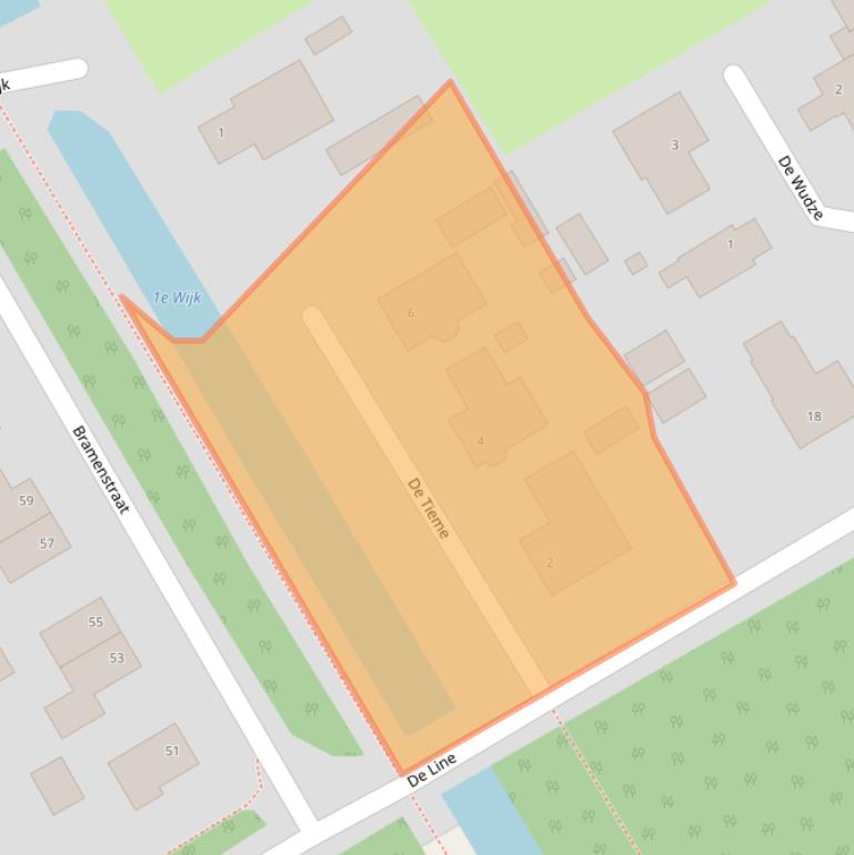 Kaart van postcodegebied 8411RE.