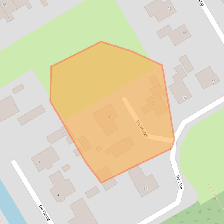 Kaart van postcodegebied 8411RG.