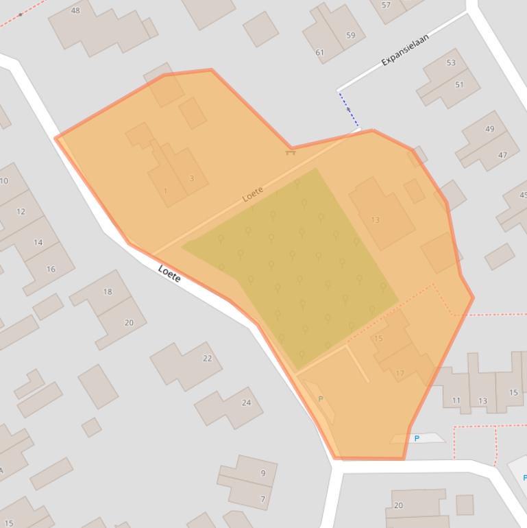 Kaart van postcodegebied 8411TD.