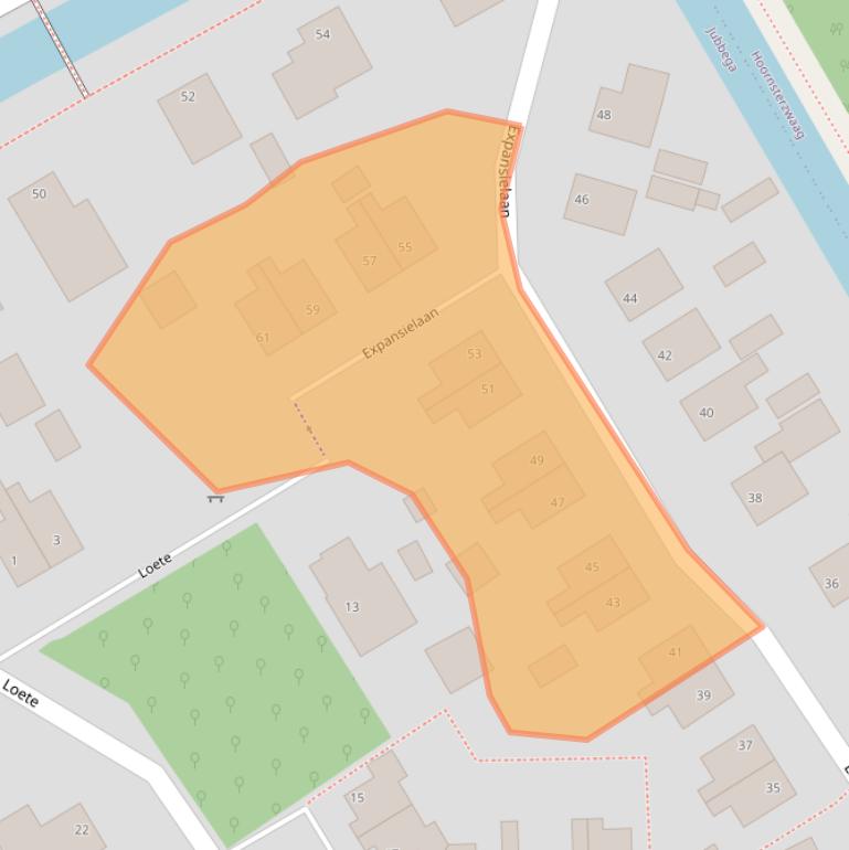 Kaart van postcodegebied 8411TH.