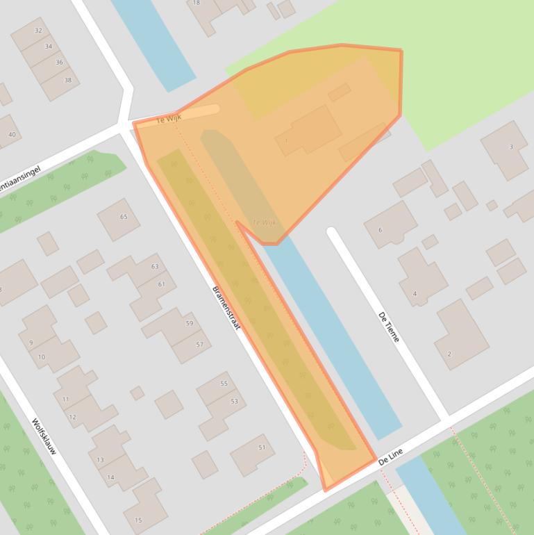 Kaart van postcodegebied 8411TL.